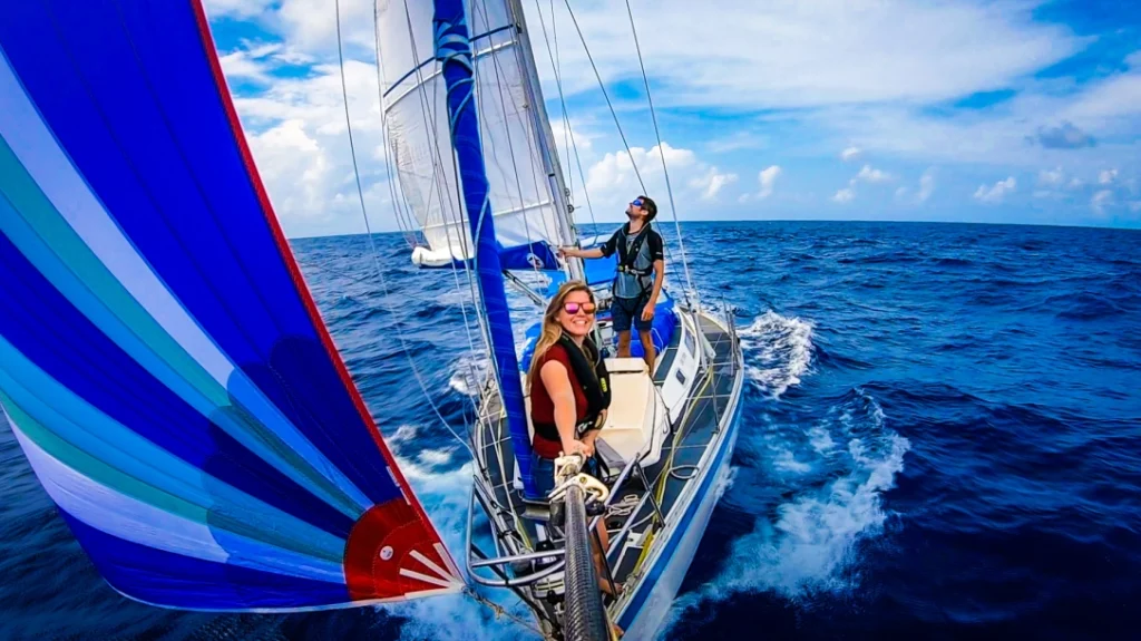 Sailing Yacht Florence, Matt and Amy.